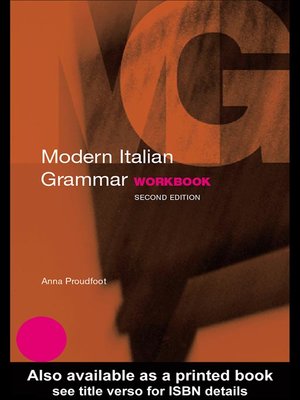 cover image of Modern Italian Grammar Workbook